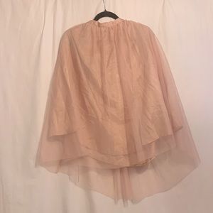 Pink tulle Zara skirt